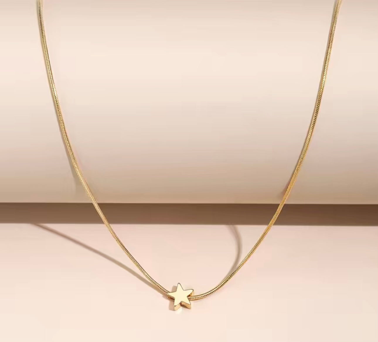 Gold Star Necklace