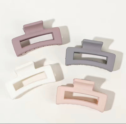 4pcs Classic Square Hair Clips