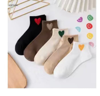 5 Pairs Women's Ankle Socks