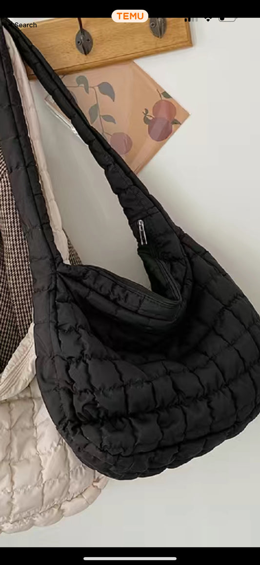 Padded Quilted Crossbody Bag